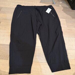ATHLETA WOMENS TREKKI NORTH JOGGER PANTS NEW SIZE 26 BLACK